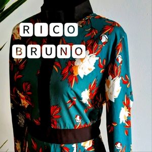 Rico Bruno flower print midi dress - Medium